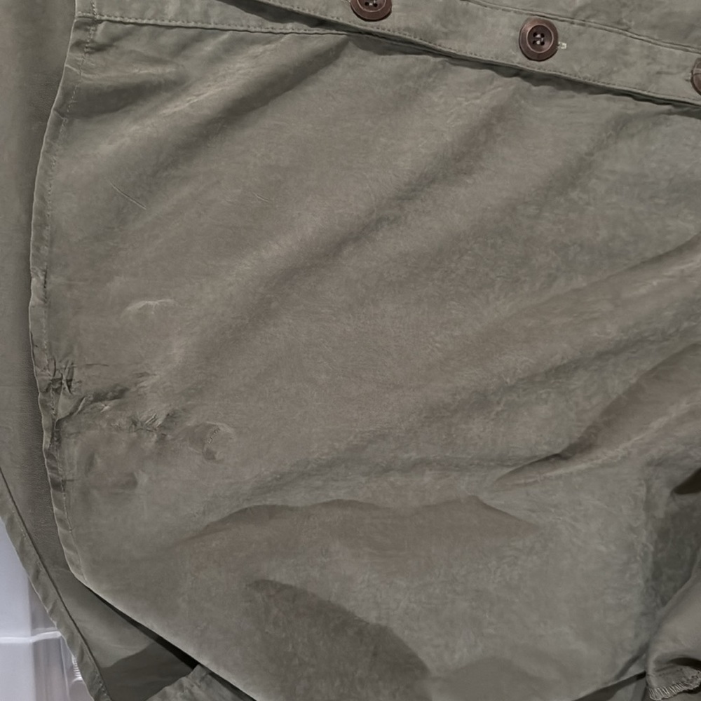 FLAW Listicle Button Front Mini Shirt Dress - Picture 6 of 7